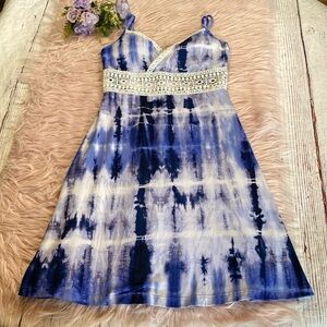 Mudd Dip Dye Tank Mini Sundress sz S